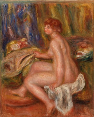 Sitzender weiblicher Akt von Pierre Auguste Renoir